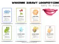 Zestaw kart do druku: wiosenne ćwiczenia logopedyczne dla 4 latka. Zabawy z żabką, pszczołą, motylem i innymi.
