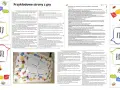 Karty pracy z pytaniami i odpowiedziami, ilustracje postaci i dymki dialogowe. Temat: komunikacja karty pracy.