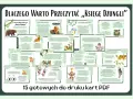 Księga Dżungli bohaterowie: Mowgli, Baloo, Bagheera i Shere Khan. Opowieść o chłopcu wychowanym przez wilki, jego walce o przetrwanie i poszukiwaniu tożsamości.