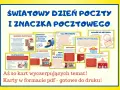Światowy Dzień Poczty i Znaczka Pocztowego. Obrazek przedstawia elementy związane z pocztą, znaczki, skrzynkę pocztową i pocztę.