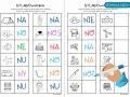 Zabawna karta pracy "Sylabowanka" z obrazkami i sylabami, idealna do nauki czytania dla dzieci.