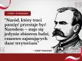 Cytaty na 11 listopada: Piłsudski o pamięci narodu. "Naród, który traci pamięć, przestaje być Narodem".
