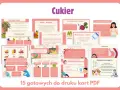 Opis cukierka z lektury: słodka substancja z trzciny cukrowej lub buraka, dodawana dla smaku i wyglądu.