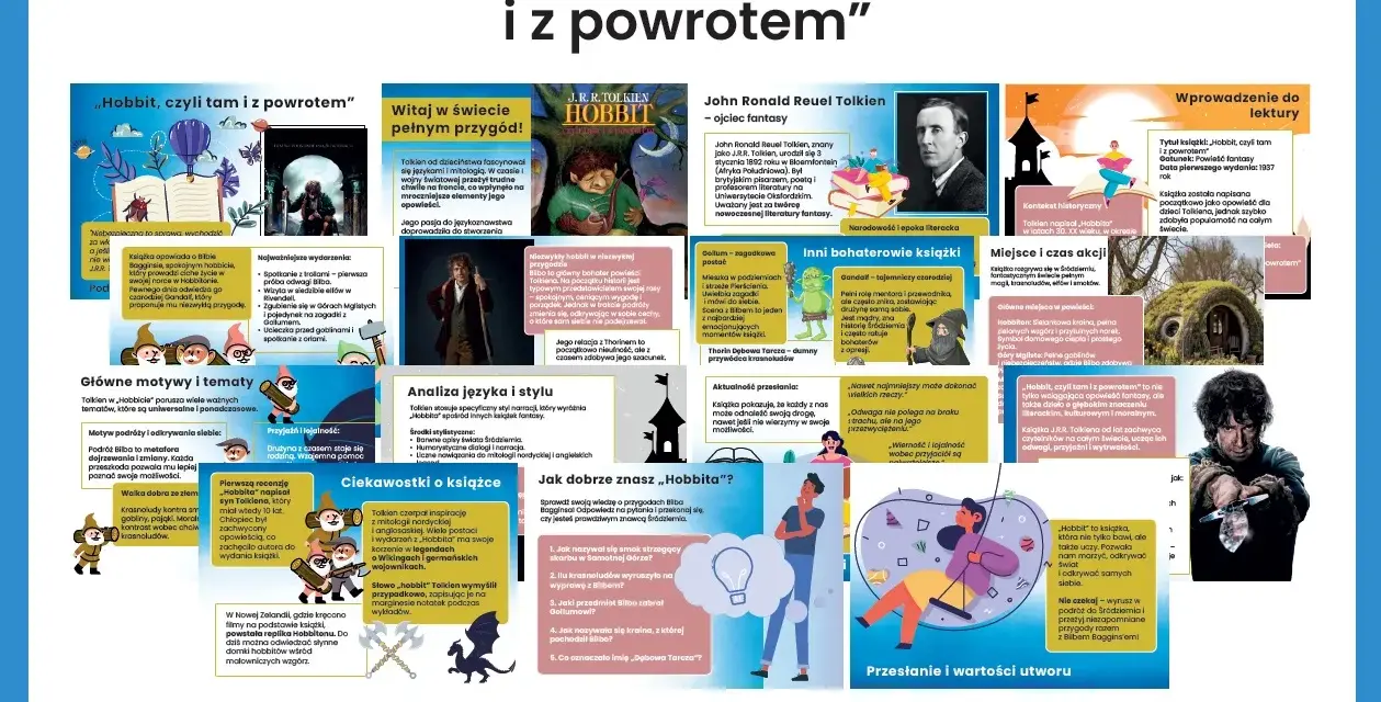 Hobbit, czyli tam i z powrotem" – streszczenie, motywy, bohaterowie i ciekawostki o książce J.R.R. Tolkiena.