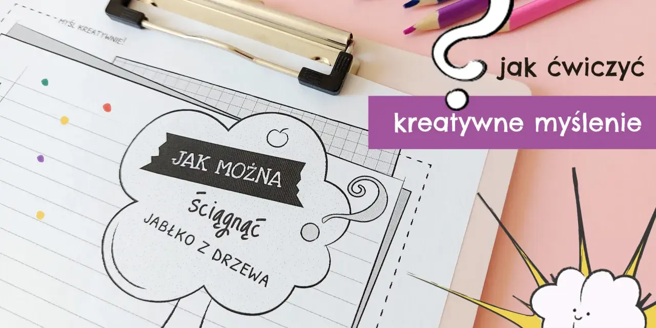 Kolorowe kredki i zeszyt z zadaniami zachęcają do kreatywnych zabaw. Idealne prace techniczne dla dzieci, które rozwijają wyobraźnię.