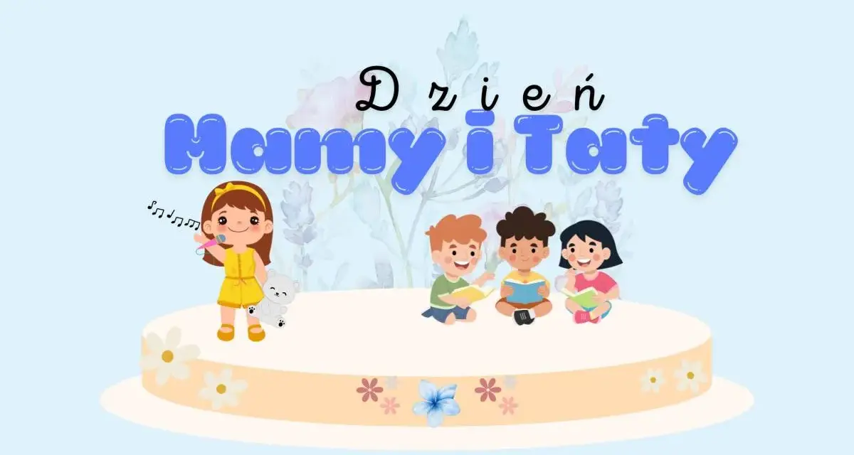 Urocza, ciekawa inscenizacja na Dzień Mamy i Taty. Dzieci śpiewają i czytają na scenie.