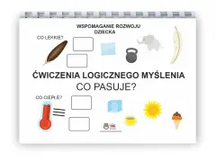 Ćwiczenia na logiczne myślenie: piórko i słoń są lekkie, termometr i słońce są ciepłe. Co pasuje?