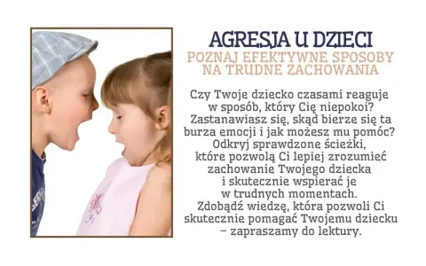 Dwoje dzieci krzyczy na siebie. Tekst podpowiada, jak radzić sobie ze złością u dzieci i trudnymi zachowaniami.