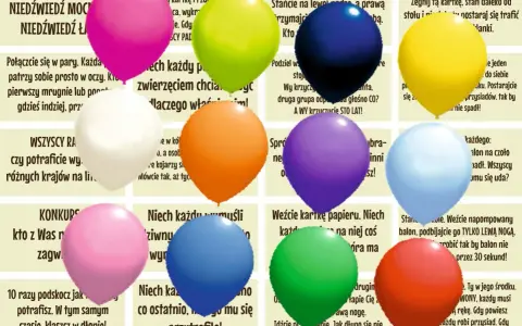 Zabawy i śmieszne zadania dla dzieci na urodziny. Balony, konkursy i mnóstwo śmiechu!