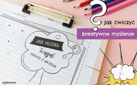 Kolorowe kredki i zeszyt z zadaniami zachęcają do kreatywnych zabaw. Idealne prace techniczne dla dzieci, które rozwijają wyobraźnię.