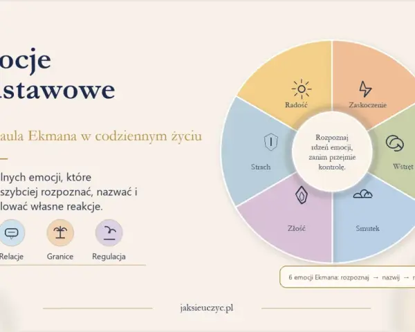 Model Ekmana: nauka emocji dla dzieci. Rozpoznaj 6 podstawowych emocji, nazwij je i naucz się nimi zarządzać.